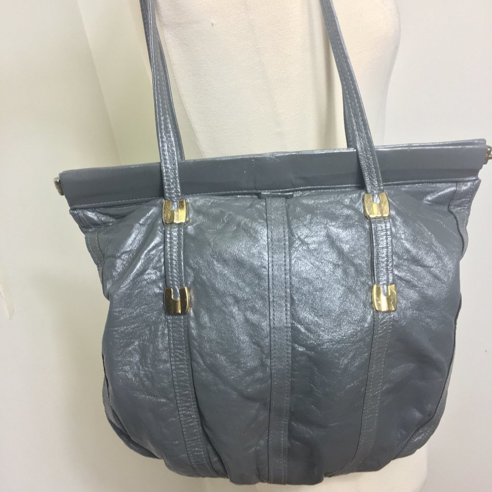 Vintage Grey Handbag Purse